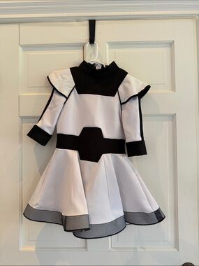 Costume: Kids White and Black Space Armor Costume Dress (starwars)